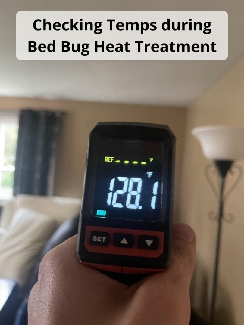 Heat Treatment killing Carter Crossroads Bed Bugs